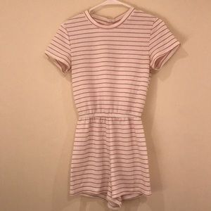 Short sleeve romper
